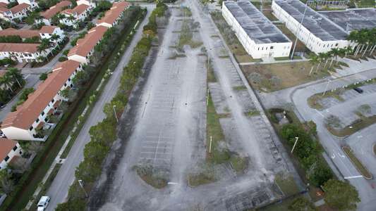 West Broward High School Parking Lot - Back in Pembroke Pines