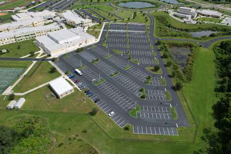 Cypress Creek High School Parking Lot - Front in Wesley Chapel
