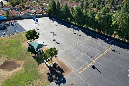 Paloma Elementary School Outdoor Basketball Courts in San Marcos