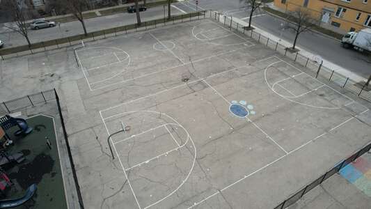 Herzl - Theodore Herzl School of Excellence Outdoor Basketball Courts in Chicago 2