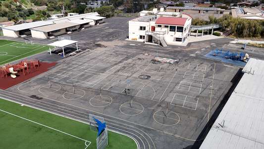 Marshall Elementary School Outdoor Blacktop in San Diego