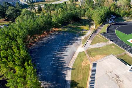 Lanier High School Parking Lot - Football Field in Sugar Hill