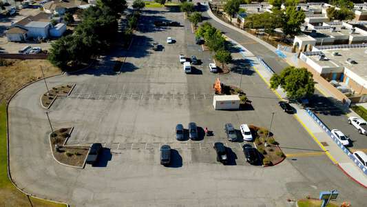 Fillmore Middle School Parking Lot - Front in Fillmore 2
