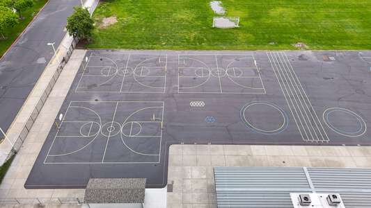 Adkison Elementary School Outdoor Basketball Courts in Modesto 2