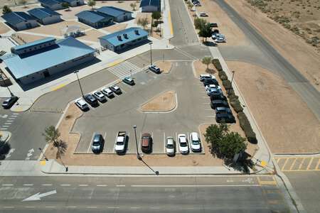 Hacienda Elementary School Parking Lot - Staff in California City