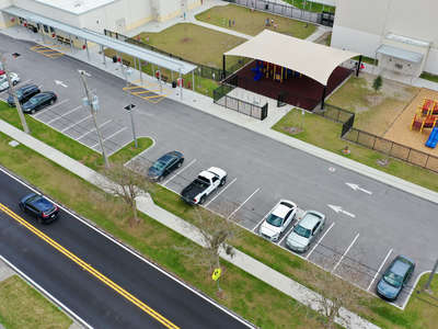 Lake Como K-8 School Parking Lot - Side in Orlando