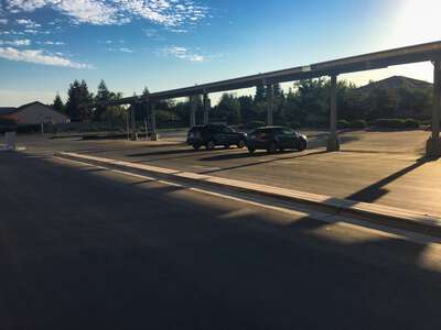 Manuel F Hernandez Elementary School Parking Lot in Visalia
