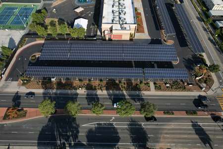 San Marcos Elementary School Parking Lot in San Marcos