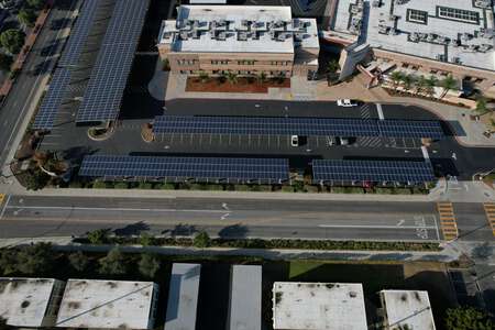 San Marcos Elementary School Parking Lot in San Marcos