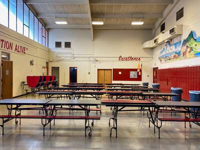 Cleveland Middle School Cafeteria in Albuquerque