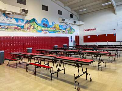 Cleveland Middle School Cafeteria in Albuquerque