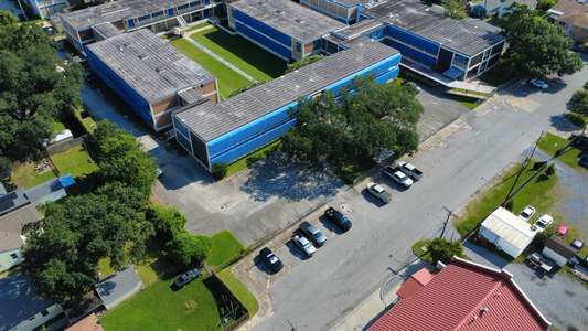 East Jefferson High School Parking Lot - Front in Metairie 2