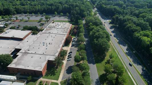 Providence High School Parking Lot - Front in Charlotte 2
