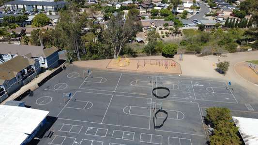 Casita Center Elementary School Outdoor Basketball Courts in Vista 2