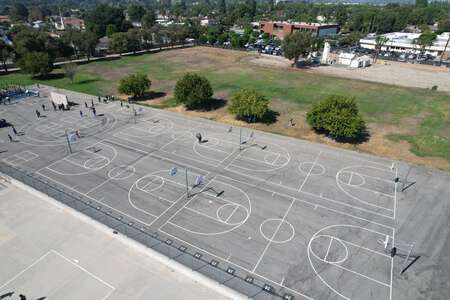 San Jose Elementary School Blacktop / Basketball Courts in Pomona