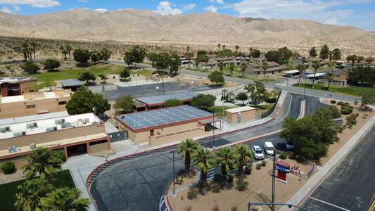 Julius Corsini Elementary School Parking Lot - Dropoff in Desert Hot Springs 2