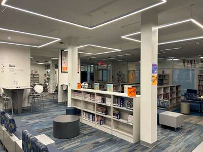 OD Wyatt High School Library in Fort Worth