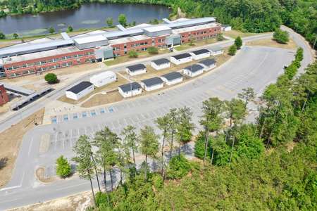 Blythewood High School Staff Parking Lot in Blythewood