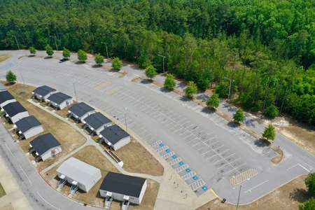 Blythewood High School Staff Parking Lot in Blythewood