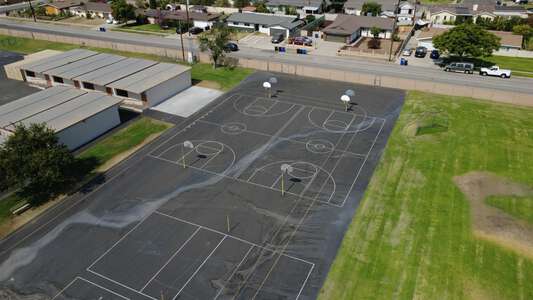 Levi Bemis Elementary School Blacktop / Basketball Courts in Rialto 5