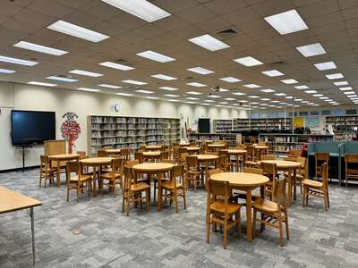 Bowman Ashe Doolin K-8 Academy Upper Academy Media Center in Miami