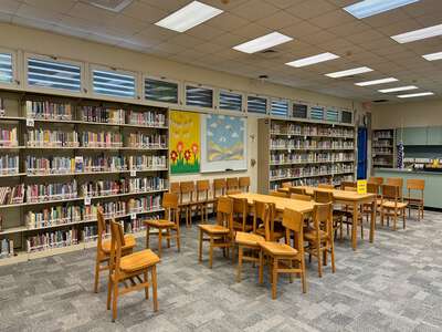 Bowman Ashe Doolin K-8 Academy Upper Academy Media Center in Miami