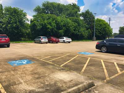 Grissom Elementary Parking Lot in Houston