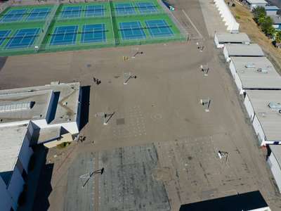 Montgomery High School Outdoor Basketball Courts in San Diego 2
