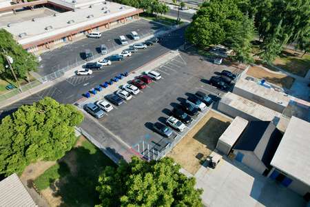 Julien Elementary School Parking Lot - Back in Turlock