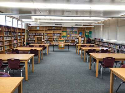 Rosa Parks School Library in Sacramento