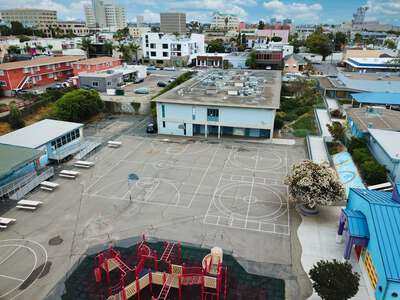 Florence Elementary School Outdoor Basketball Courts in San Diego