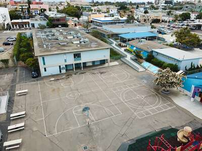 Florence Elementary School Outdoor Basketball Courts in San Diego
