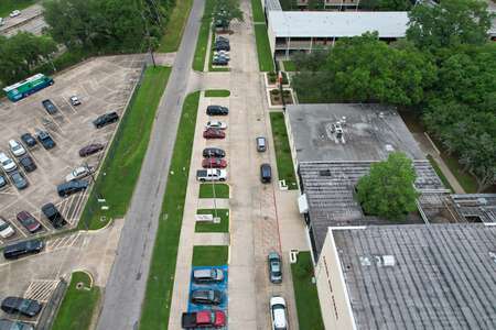 Capitol Senior High School Parking Lot - Front in Baton Rouge