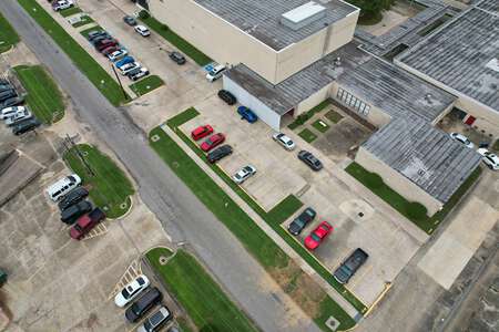 Capitol Senior High School Parking Lot - Front in Baton Rouge