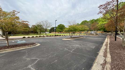 East Clayton Elementary School Parking Lot - Front in Clayton