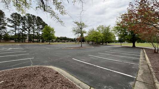 East Clayton Elementary School Parking Lot - Front in Clayton