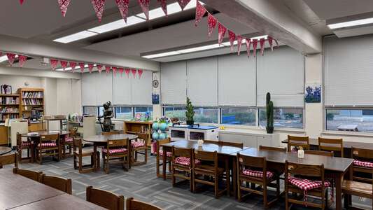 Nathan Adams Elementary School Library in Dallas