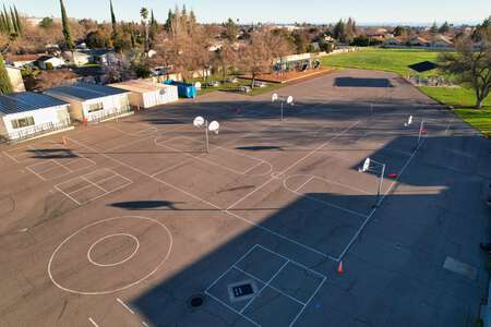 Herman Leimbach Elementary School Outdoor Basketball Courts in Sacramento