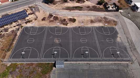 Los Arboles Middle School Blacktop / Basketball Courts in Marina