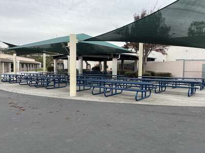Carrillo Elementary School Outdoor Lunch Area in Carlsbad