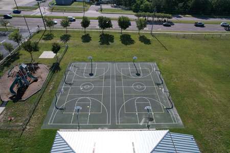 Schrader Elementary School Outdoor Basketball Courts in New Port Richey
