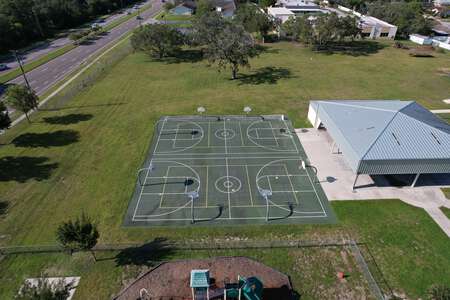 Schrader Elementary School Outdoor Basketball Courts in New Port Richey