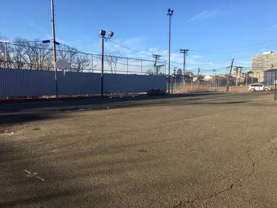 Newark School of Global Studies Outdoor Basketball Courts in Newark
