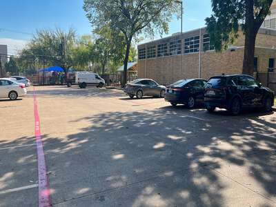 Ben Milam Elementary School Parking Lot - Front in Dallas