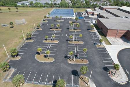 Paul Laurence Dunbar Middle School Parking Lot in Fort Myers
