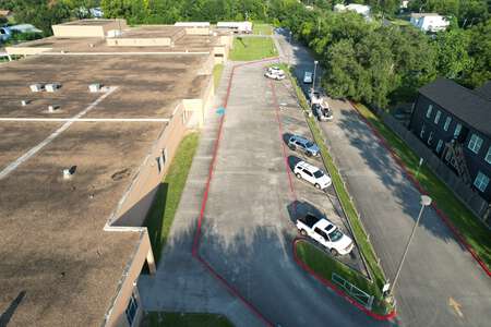 Houston Academy Parking Lot - Side in Houston