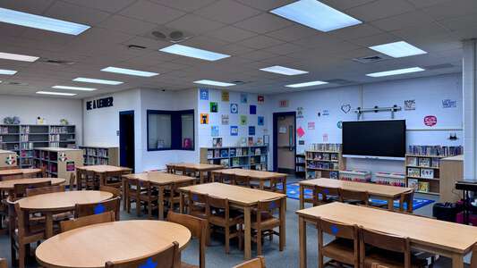 Goose Creek Elementary School Media Center in Goose Creek