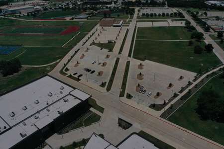 Pike Middle School Parking Lot - Main in Justin