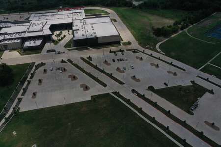 Pike Middle School Parking Lot - Main in Justin