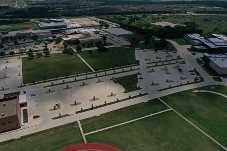 Pike Middle School Parking Lot - Main in Justin